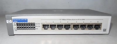 HP Pro Curve Switch 408 (J4097B) 8-Ports External Switch Ethernet Network Hub - Image 1 of 2