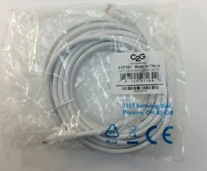 Cable de conexión de red C2G-14 ft Cat6 sin enganches sin blindaje (UTP) - blanco - Imagen 1 de 1