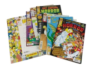 Simpsons Comics Konvolut - Horror Show Sticker Collection Bart Springfield - Bild 1 von 12