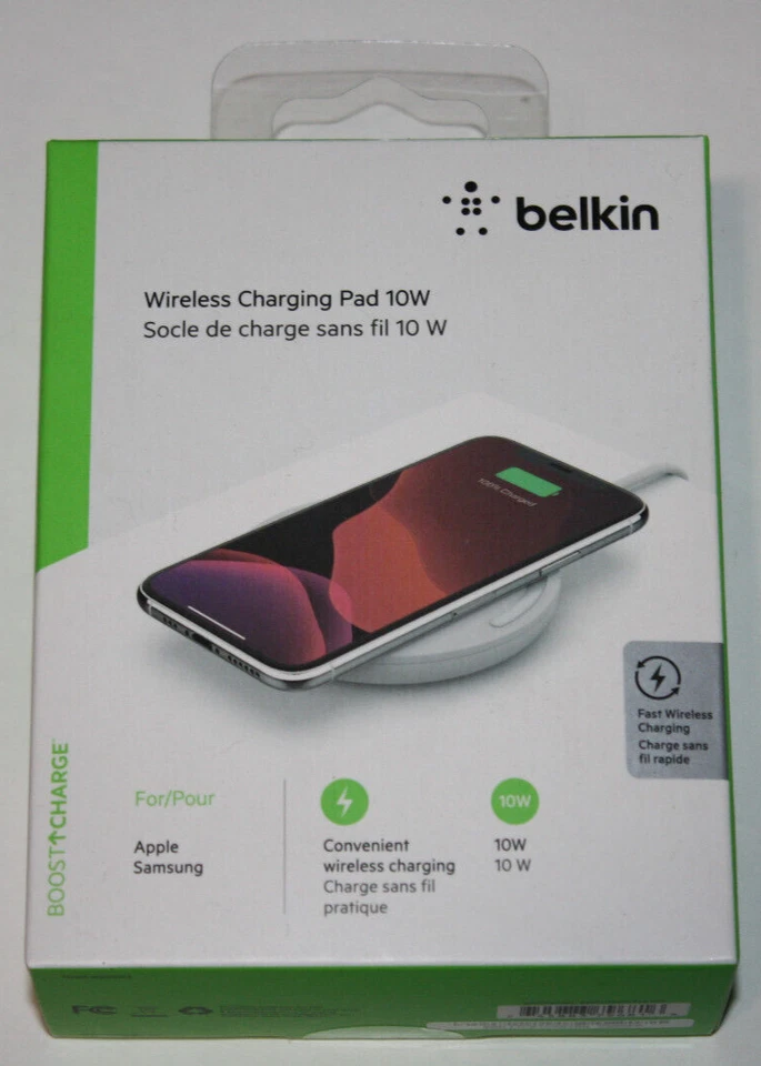 Belkin Boost Charge 10w Wireless Charging Pad - White