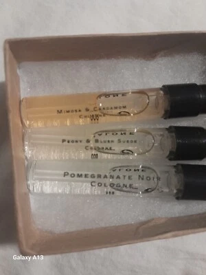 3 Vials-JO MALONE London - Pomegranate Noir~Mimosa Cardamon~Peony Blush1.5 ML Ea - Image 1 of 3
