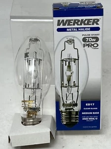Ascent Werker  70W ED17 Protected Pulse Start Metal Halide Bulb - Picture 1 of 3