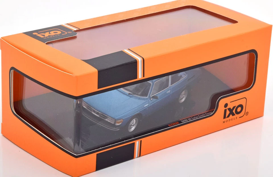 SAAB 99 TURBO COMBI COUPE 1977 METALLO BLU IXO CLC393N 1/43 SVEZIA AUTO DIE CAST
