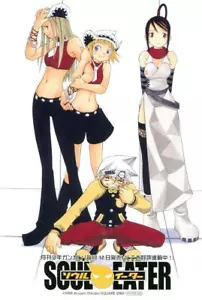 big card promo SOUL EATER anime Liz Patti Tsubaki - Picture 1 of 1