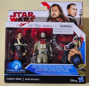 Star Wars Chirrut Imwe Baze Malbus 2 Pack Figuren Force Link - Bild 1 von 2