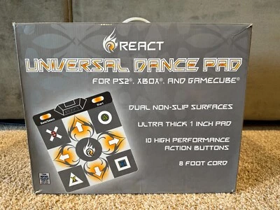 React Universal Dance Pad Padded Mat PS2 Xbox & GameCube 1" Pad - Image 1 of 4