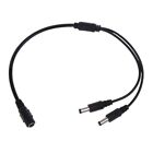 1Female to 2Male 5.5mmx2.1mm Power Supply Cable for Camera Power Connecting