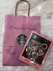 Starbucks BLACKPINK Asia Exclusive Blackpink Keychain NEW (US SELLER) - Picture 1 of 2