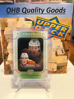 UNIQUE:  2019-20 Upper Deck GREEN Rookie Portraits - Connor Bunnaman #P-55 - Image 1 of 2