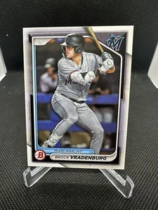 2024 BOWMAN PROSPECT PAPER MIAMI MARLINS - BROCK VRADENBURG #BP-62 - Picture 1 of 2