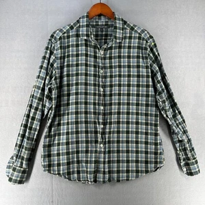 Slate & Stone Mens Plaid Button Up Shirt Blue XXL Cotton Woven Casual Outdoor - Picture 1 of 17