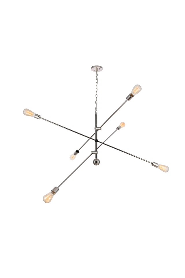 Living District LD8013D55PN Axel Pendant Polished Nickel
