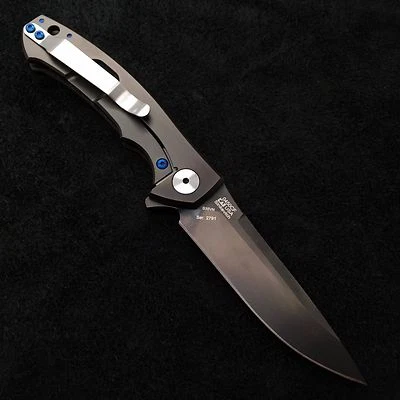  Zero Tolerance ZT 0450CF Plain Edge Folder ZT450CF S35VN Steel ~ BWL Custom -- - Image 1 of 4
