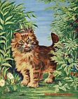 3789 Unknown - The Picture Book of Kittens 1920s - Cat in the undergrowth