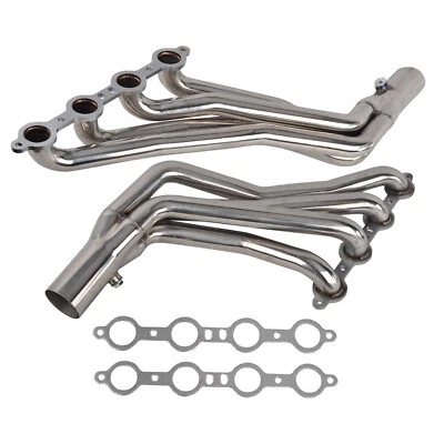 LS Swap Tube Headers 1-3/4" For Chevy Pontiac Buick LS1 LS2 LS3 LS6 LS7 Pair - Image 1 of 4