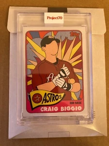 Topps Project 70 #62 Craig Biggio by Fucci Card w/ Box Astros SP - Picture 1 of 2