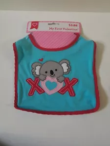 Bavaglino My First Valentine Koala Bear NUOVO. - Foto 1 di 2
