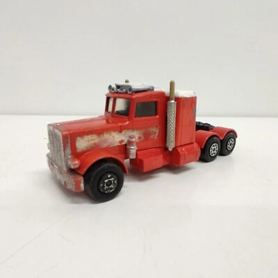 Matchbox Super Kings Lesney Peterbilt camion Coca Cola 1978 solo trattore cabina - Immagine 1 di 4