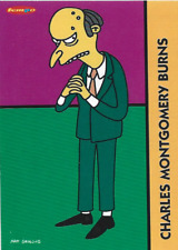 1996 TEMPO  DOWNUNDER SIMPSONS MONTGOMERY BURNS #11 TRADING CARD