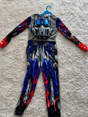 TRAJE TRAJE TRANSFORMERS OPTIMUS PRIME + MÁSCARA - TALLA 10-12 Foto 1 de 4