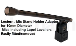 Audio Technica AT8438 Boom Stand Arm Adaptor for 10mm Dia Lapel Microphones USED - Picture 1 of 3