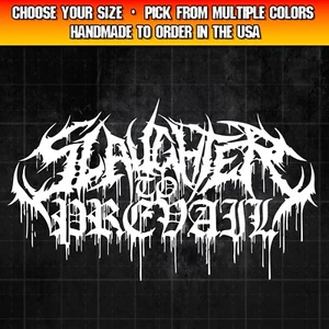 Slaughter to Prevail Decal for Cars, Trucks, Laptops, Deathcore Decal Sticker - Picture 1 of 1