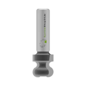 Systemshop24 Griffmuldenfräser HM Z2 D19mm R1 4,8mm R2 2,7mm GL62mm S12mm RL - Bild 1 von 4
