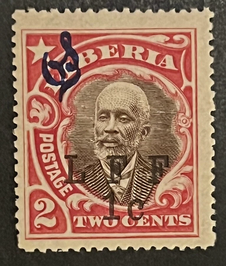 Selos de viagem: 1916 selos da Libéria #M7 - Libéria Frontier Force LFF OP MNH OG - Imagem 1 de 4