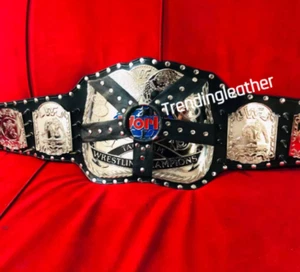 Demolition World Tag Team Wrestling Championship 4MM Belt Adult Size Replica - Picture 1 of 9