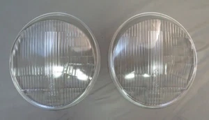 Early Porsche 911 912 H1 Headlight Lenses - Raised BOSCH - 1 305 614 007 - Picture 1 of 9