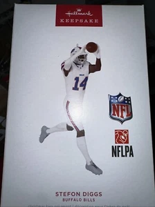 Hallmark NFL Buffalo Bills Stefon Diggs ornamento 2024 ricordo di Natale - Foto 1 di 4