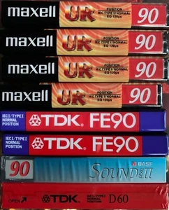 BRANDNEU leere Audiokassetten - 7 x 90, 1 x 60 - Bild 1 von 1