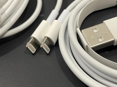 2 x Cable de datos cargador Lightning a USB original de Apple para iPhone/iPAD MD818ZM/A Foto 1 de 4