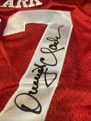 Camiseta firmada por Dwight Clark de los 49ers PSA Foto 1 de 4