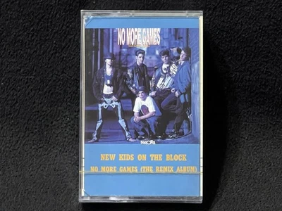 New Kids On The Block No More Games Taiwan Ltd Cassette Sealed 1991 Promo Insert - Image 1 of 4