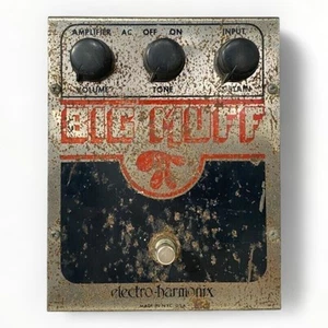 Electro Harmonix Big Muff Pi V4 Op-Amp Fuzz -1977 Pedal 9012 Probado y Funciona - Imagen 1 de 7
