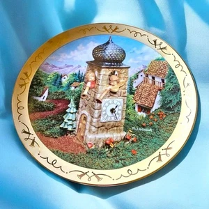 Hummel Century Collection Plate Call to Worship 10 in Box COA Wood Stand Angel - Picture 1 of 12