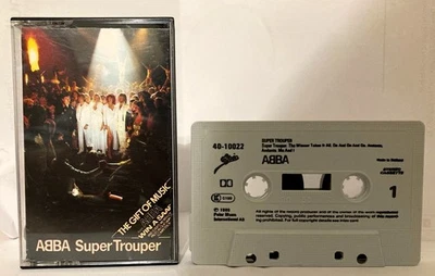 ABBA SUPER TROUPER 1980 UK CASSETTE TAPE, SAAB COMPETITION EDITION - Image 1 of 3