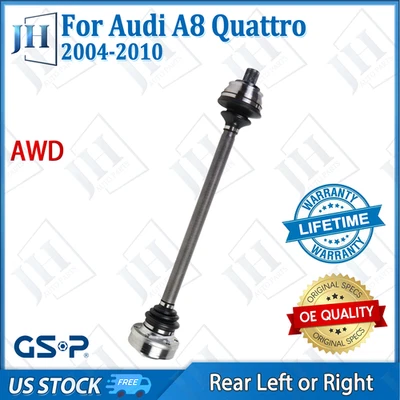 Eje trasero izquierdo o derecho CV original para Audi A8 Quattro 2004-2010 V8-4,2 L AWD Foto 1 de 4