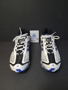 Men's Adidas BOUNCE Spectrum 2 White/ metallic silver Size 12 - Picture 1 of 11