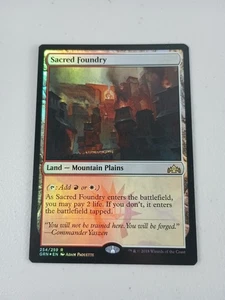 MTG Sacred Foundry Guilds of Ravnica 254/259 Foil Magic Dual Land NM - Bild 1 von 2
