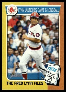 Topps Heritage High Numbers 2024 Fred Lynn Boston Red Sox #FLF-8 - Imagen 1 de 2