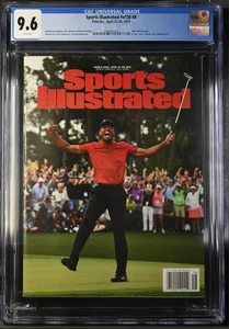 Tiger Woods 2019 Masters NEWSSTAND Sports Illustrated CGC 9.6 Newsstand 1 HIGHER - Picture 1 of 2