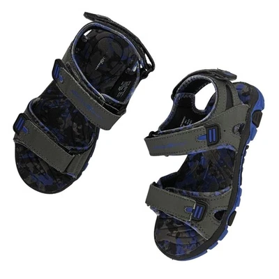 Eddie Bauer Niños 1 Sandalias Ajustables Senderismo Caminar Gancho y Lazo Azul Gris Niños Foto 1 de 4