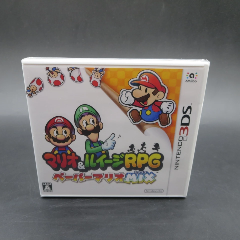 Mario & Luigi RPG Paper Mario Mix Nintendo 3DS SEALED NEW Japanese Version - Image 1 of 4