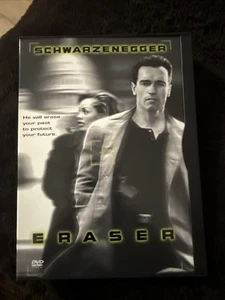 Eraser (DVD, 1997, Widescreen/Full Screen) SnapCase EXCELLENT - Foto 1 di 2