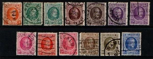 Belgium 1922 Albert I selection to 1fr 75c SG349, 353, 355, 357-59, 363-64 Used - Picture 1 of 1