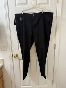 Lee Extreme Motion Relaxed Taper Dress Pants, Black, NWT, 50x30, Big And Tall - Picture 1 of 1