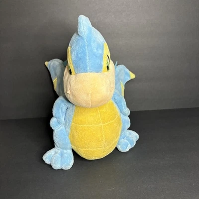 Neopets Blue Yellow Scorchio Dragon 12" Plush Stuffed Animal Jakks Pacific 2008 - Image 1 of 4