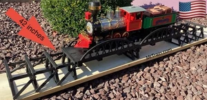 Maqueta de tren escala G/calibre 42 pulgadas doble arco puente y caballete - Imagen 1 de 3
